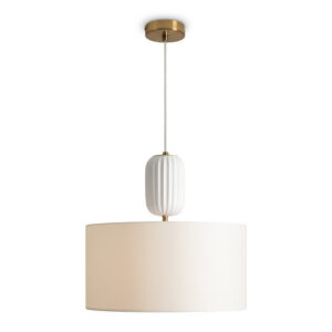 Светильник подвесной Modern, Ceram, Ø40x204 см, белый