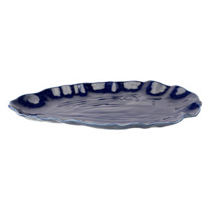 Блюдо сервировочное Clams синего цвета из коллекции Sea treasures