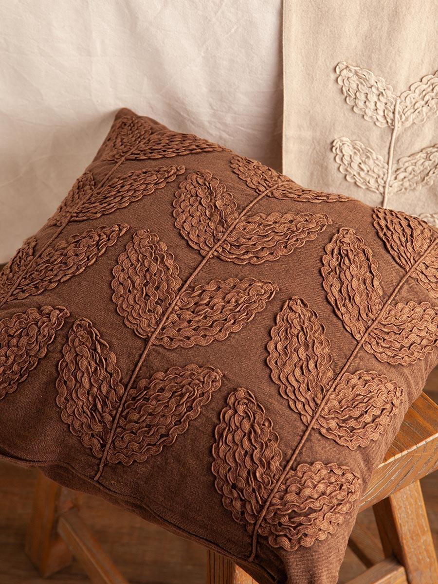 Чехол на подушку Desert Leaf из коллекции Essential, 45х45 см — изображение 3