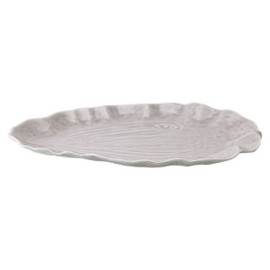 Блюдо сервировочное Clams серого цвета из коллекции Sea treasures